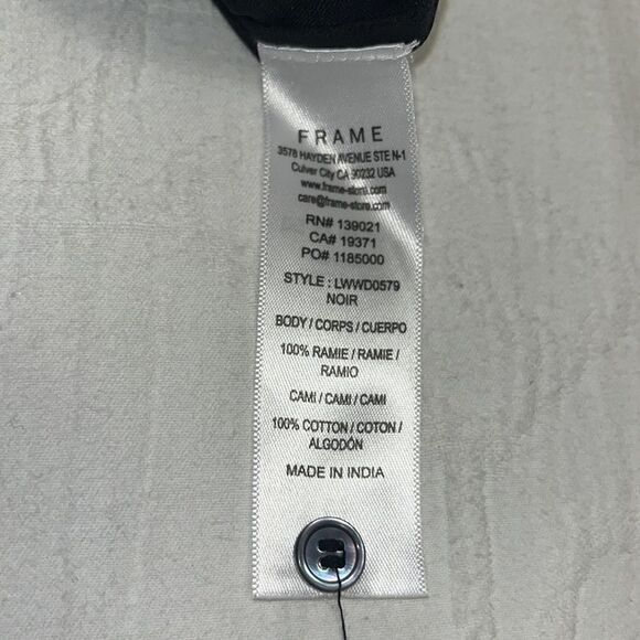 Frame Lace Inset Mini Dress Large NWT $258 - Picture 11 of 11